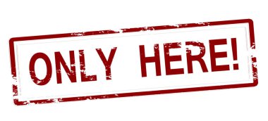 Sadece burada damgası