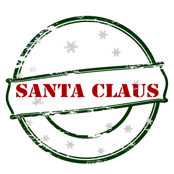 Santa Claus bélyegző — Stock Vector
