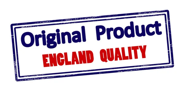 Produto original Qualidade de Inglaterra — Vetor de Stock