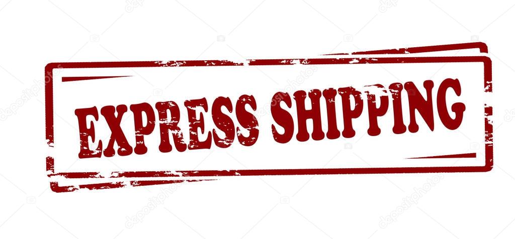 Express shipping stamp