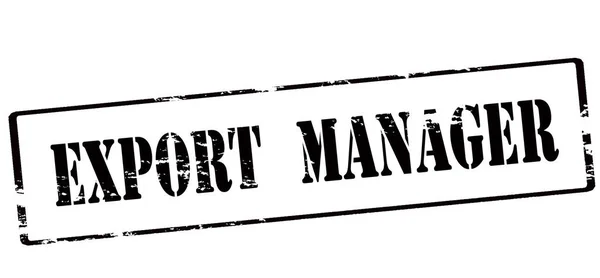 Export manager stämpel — Stock vektor