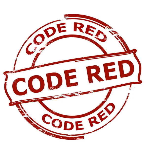Code red — Stock Vector
