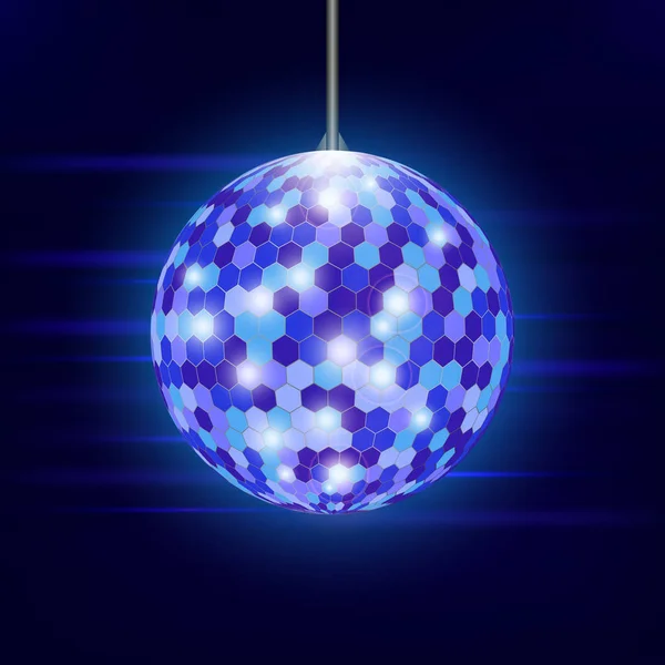 Boule disco. Illustration vectorielle — Image vectorielle