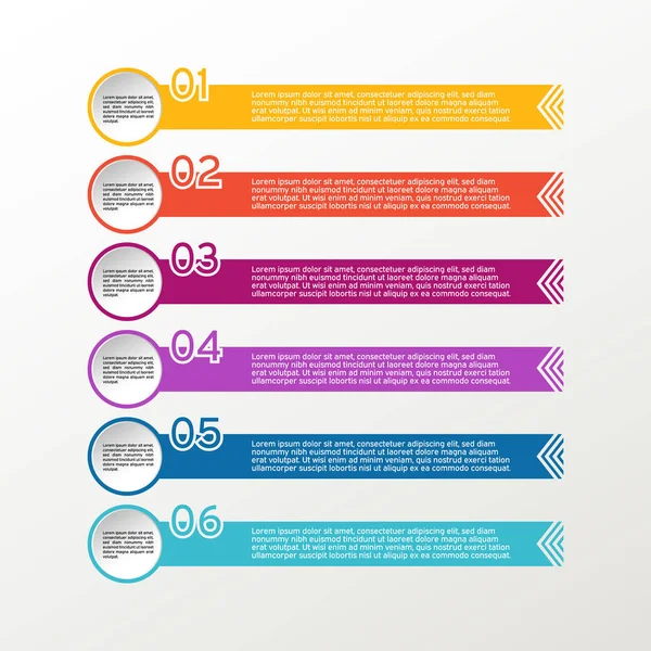 Wektora infographic linii. Okrąg. Diagramy biznesowe, prezentacje i wykresy. Tło. — Wektor stockowy