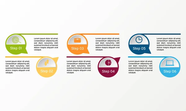 Wektora infographic koło. Diagramy biznesowe, prezentacje i wykresy. Tło. — Wektor stockowy