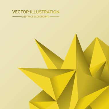 3D düşük çokgen geometrisi arka plan. Soyut poligonal geometrik şekil. Lowpoly en az tarzı sanat. Üçgenler. Vektör çizim.