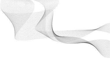 Tasarım için soyut dalga elemanı. Dijital frekans dengeleyici. Tarzlanmış çizgi sanat arka planı. Vektör çizimi. Karıştırma aracı kullanılarak oluşturulan çizgilerle dalga. Dalgalı kıvrımlı çizgi, düz çizgi.