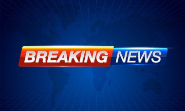 Dünya Harita Arkaplanı 'ndan son dakika haberleri. Planet News arka plan iş teknolojisi. Tasarımınız için vektör çizim şablonu