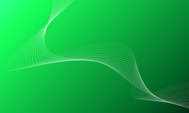 Tasarım için soyut dalga elemanı. Dijital frekans dengeleyici. Tarzlanmış çizgi sanat arka planı. Karıştırma aracı kullanılarak oluşturulan çizgilerle renkli parlak bir dalga. Eğimli dalgalı çizgi, pürüzsüz çizgili vektör.