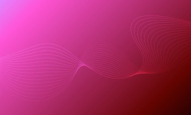 Tasarım için soyut dalga elemanı. Dijital frekans dengeleyici. Tarzlanmış çizgi sanat arka planı. Karıştırma aracı kullanılarak oluşturulan çizgilerle renkli parlak bir dalga. Eğimli dalgalı çizgi, pürüzsüz çizgili vektör.