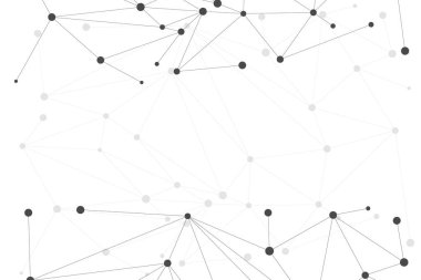 Soyut beyaz parlak teknoloji vektör arkaplanı. Düşük yalan makinesi, molekül ve iletişim geçmişi. Bağlantı yapısı. Vektör bilimi geçmişi. Çokgen.