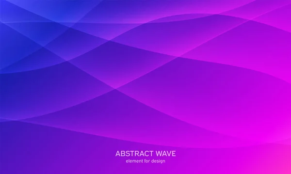 Abstraktes Wellenelement Für Design Digitaler Frequenzspurentzerrer Stilisierte Linie Kunst Hintergrund — Stockvektor