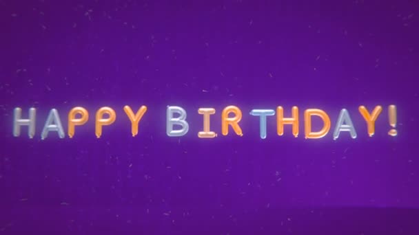 Feliz aniversário intro outro — Vídeo de Stock