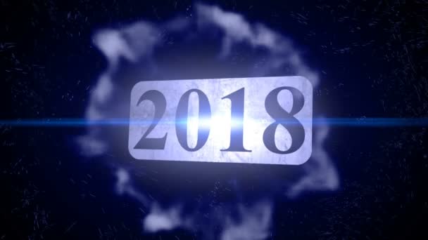 Nowy Rok 2018 — Wideo stockowe