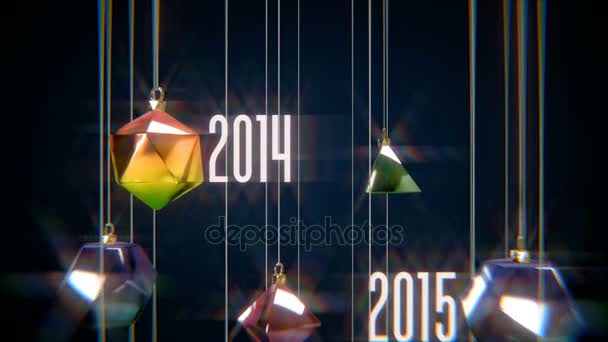 Año nuevo 2018 intro — Vídeo de stock