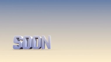 Coming soon text banner intro outro. Coming soon animation title reveal.