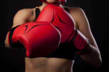 kadın boksör fikir tartışması önce ısınma