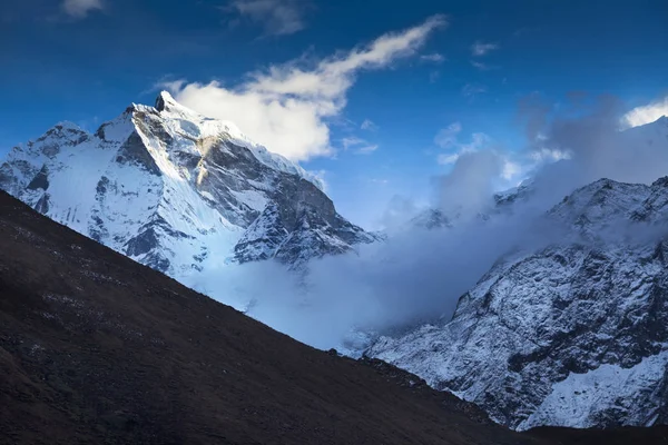 Strada Campo Base Dell Everest Valle Khumbu Parco Nazionale Sagarmatha — Foto Stock