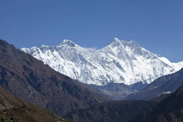 Vägen Till Everest Basläger Khumbu Dalen Sagarmatha Nationalpark Nepal Himalaya — Stockfoto