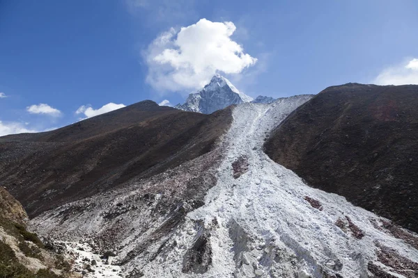 Cesta Základního Tábora Everest Údolí Khumbu Národního Parku Sagarmatha Nepálských — Stock fotografie