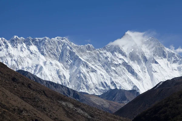 Camino Campamento Base Del Everest Valle Khumbu Parque Nacional Sagarmatha —  Fotos de Stock