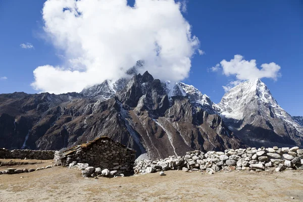 Everest Ana Kampı Khumbu Vadisi Milli Parkı Sagarmatha Nepal Himalayalar — Stok fotoğraf