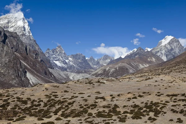 Droga Bazy Everestu Dolina Khumbu Park Narodowy Sagarmatha Nepalskie Himalajie — Zdjęcie stockowe