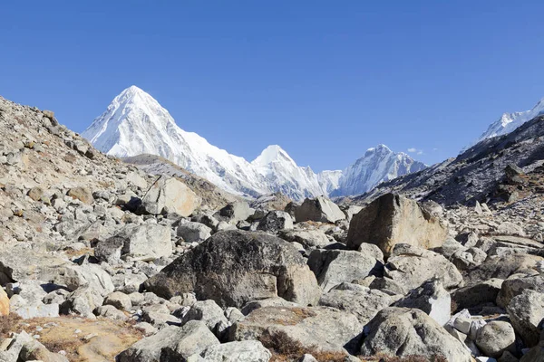 Everest Kadar Khumbu Vadisi Sagarmatha Ulusal Parkı Nepal Himalayaları — Stok fotoğraf