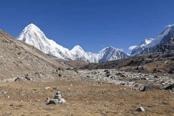 Everest Kadar Khumbu Vadisi Sagarmatha Ulusal Parkı Nepal Himalayaları — Stok fotoğraf