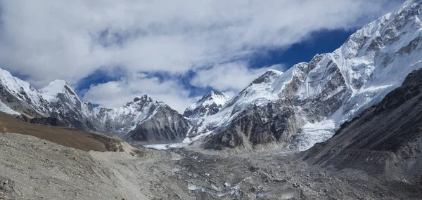 Everest Kadar Khumbu Vadisi Sagarmatha Ulusal Parkı Nepal Himalayaları — Stok fotoğraf