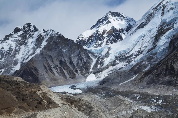 Strada Campo Base Dell Everest Valle Khumbu Parco Nazionale Sagarmatha — Foto Stock