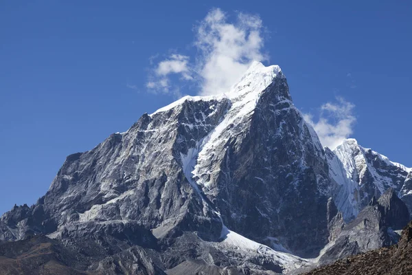 Way to Everest base camp, Khumbu valley, Sagarmatha national park, Nepalese himalayas