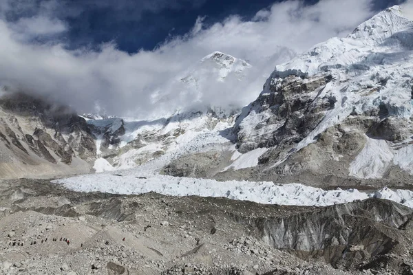 Everest Kadar Khumbu Vadisi Sagarmatha Ulusal Parkı Nepal Himalayaları — Stok fotoğraf