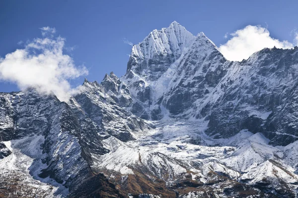 Droga Bazy Everestu Dolina Khumbu Park Narodowy Sagarmatha Nepalskie Himalajie Zdjęcia Stockowe bez tantiem