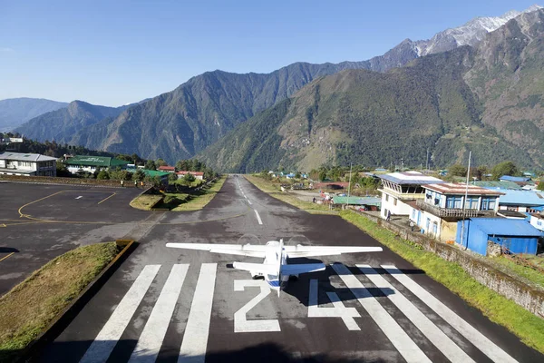 Peru Nazca Crca Ectober 2019 Nazca Hatlarında Küçük Bir Uçak - Stok İmaj