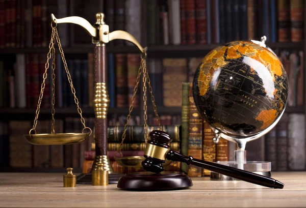 Legal office. Judge\'s Gavel and scales of justice
