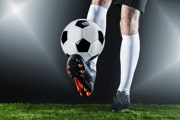 Fußball Fußballspieler Weltmeisterschaft 2018 Konzept Für Internationale Fußballturniere — Stockfoto