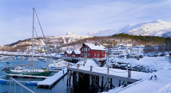 Narvik 挪威美丽的极地目的地 — 图库照片