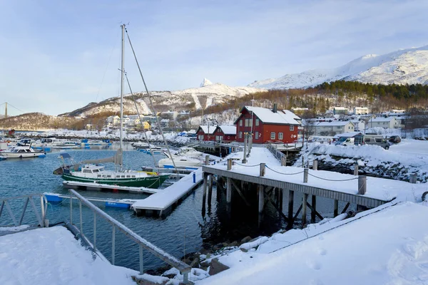 Narvik Belo Destino Polar Noruega — Fotografia de Stock