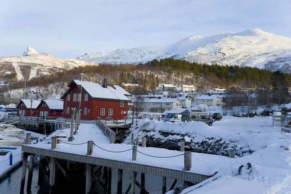 Narvik Piękne Miejsce Polarne Norwegii — Zdjęcie stockowe