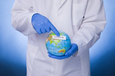 Coronavirus Karantina, evde kalın. Pandemik. Coronavirüs salgını.