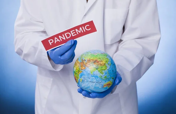 Koronavirus Covid Koronavirová Pandemie Koronaviry 2019 Země Textem Koronavirové Pandemii — Stock fotografie