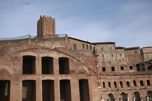 Rom Italien Februari 2020 Utsikt Över Trajansmarknaden — Stockfoto