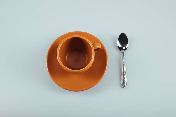 empty ceramic coffee cup