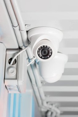 security camera on ceiling clipart