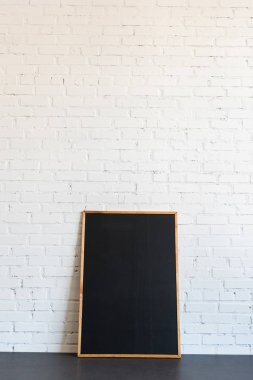 blackboard in wooden frame clipart