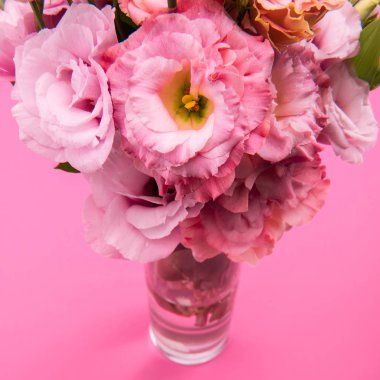 Beautiful pink flowers clipart