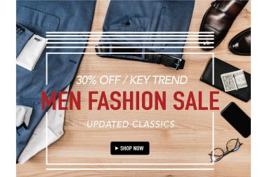 Men fashion sale banner clipart