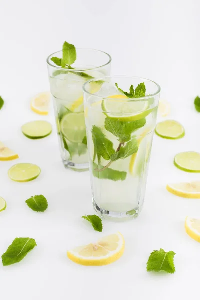 Refreshing citrus lemonades — Stock Photo, Image