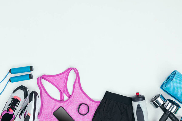 Sportswear and fitness equipment 